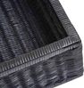 Krines Home Regalkorb 2er Set Regalkorb Aufbewahrungskorb Korb geflochten Rattan Korbset (2-teiliges Set), ca. 43 x 32 x 17,5 cm Aufbewahrung Regal Schrankkorb Bild 4