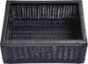 Krines Home Regalkorb 2er Set Regalkorb Aufbewahrungskorb Korb geflochten Rattan Korbset (2-teiliges Set), ca. 43 x 32 x 17,5 cm Aufbewahrung Regal Schrankkorb Bild 2