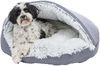 TRIXIE Hundebett Höhlenbett Harvey - grau/weiß-schwarz - ø 70 cm Bild 2