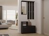 TOPESHOP GARDEROBEN-SET TRAUMGARDEROBE Laminierte Spanplatte Schwarz 180cm (H 180 x T 24 x B 85 cm) Bild 2