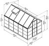 Palram - Canopia Aluminium Gewächshaus Hybrid 610 Bild 5