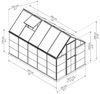 Palram - Canopia Aluminium Gewächshaus Hybrid 610 Bild 3