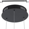 Eglo 99249 LED Hängeleuchte CORREDERA 2X17W Stahl schwarz, Kunststoff weiß H:120cm Ø:50cm 3000K Bild 4