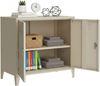 Dmora Credenza Lampone, Buffet da soggiorno, Madia da salotto, Dispensa da cucina, 80x40 h73 cm, Panna Bild 3