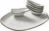 Mirabeau Geschirr-Set Servierschälchen 6er Set Biarré grau, Steinzeug Bild 2