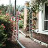DanDiBo Rosenbogen Metall Verzinkt Massiv 120 cm Torbogen 96523 Wetterfest Rundbogen Volleisen Rankhilfe Gartenbogen Feuerverzinkt Bild 5