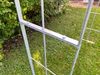 DanDiBo Rosenbogen Metall Verzinkt Massiv 120 cm Torbogen 96523 Wetterfest Rundbogen Volleisen Rankhilfe Gartenbogen Feuerverzinkt Bild 3