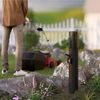 SSC-LUXon LED Gartenstrahler VARDA Außen Wegeleuchte mit Steckdose E27 Höhe 50 cm IP44 schwarz Bild 3