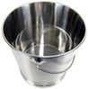 Eimer Edelstahl 8 Liter mit Deckel und Skala Bild 2
