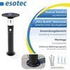 esotec LED Solarleuchte Metall PIR-Standleuchte Amelia H53cm 3Modi 36LEDs 3000K Garten 102746, LED fest integriert Bild 5