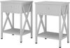 Nachttisch Keno Weiß 2er Set Vicco Bild 1