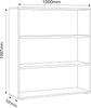 VCM Salia 920717 H. 110 x B. 100 x T. 32 cm Bild 3