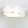 Licht-Erlebnisse Deckenleuchte WOLKI, ohne Leuchtmittel, Wolkenlampe Kinderzimmer Blau Stoff Wolke 4x E27 Kinderlampe Bild 3