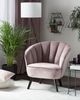 Sessel Samtstoff rosa DALA Bild 2
