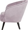 Sessel Samtstoff rosa DALA Bild 5