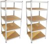 2x Schwerlastregal 180x75x75cm 875 kg 5 Böden Regal Steckregal Lagerregal Bild 1
