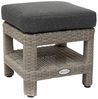 Hespéride - Quadratischer Gartenhocker Polynésia Havane - Havanna Bild 1