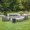 HOME DELUXE Garten-Sitzgruppe inkl. Abdeckung HAVANA - 303 x 239 cm Grau Bild 2