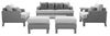 HOME DELUXE Garten-Sitzgruppe inkl. Abdeckung HAVANA - 303 x 239 cm Grau Bild 3