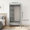 ebuy24 Kleiderschrank Tromsø Kleiderschrank ohne Türen 3 Ablagen, 1 Schu Bild 3