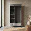 ebuy24 Kleiderschrank Tromsø Kleiderschrank ohne Türen 3 Ablagen, 1 Schu Bild 2