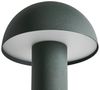 Kabellose LED Tischlampe BOJO mit Dimmer Metall Dunkelgrün Bild 5