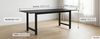 ebuy24 Esstisch Oslo Esstisch 100x220 cm schwarz. (1-St) Bild 3