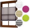 Plissee 100 x 140 cm beige crash Bild 3
