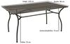 Gartentisch CLASSIC 90x150 cm, Streckmetall anthrazit Bild 3
