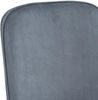 AC Design Furniture Dagmar Cord-Esszimmerstuhl mit Rückenlehne 4er Set, Gepolsterter Esszimmerstuhl, Minimalistische Küchenstühle, Grauer Stoff, Schwarze Metallbeine, Flur, Büro Bild 5