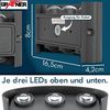 Grafner® LED Aluminium Wandlampe Up Down Außenleuchte Innenleuchte Modern WL10950 Bild 2