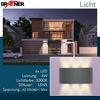 Grafner® LED Aluminium Wandlampe Up Down Außenleuchte Innenleuchte Modern WL10950 Bild 5