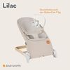 LIONELO LILAC Babywippe und -liege für Babys bis 9 kg, 0-6 Monate, 2-in-1 Babywippe, 2 Spielzeuge, Neigungseinstellung, 3-Punkt-Gurt, leicht 3,2 kg, flach zusammenklappbar Bild 2