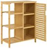 Badezimmerschrank Vetlanda Bambus 87x66x33 cm [en. casa] Bild 4