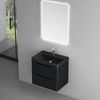 doporro Badezimmer-Set Waschbeckenunterschrank Wandmontage Mineralguss-Waschbecken Smile Bild 3