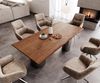 Esstisch Edge 200x100 Akazie Braun Troa Edelstahl Graphit Live-Edge Bild 5