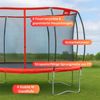 Best Sporting Gartentrampolin 57142 Superstar Red, Ø 426 cm, mit Netz Bild 2