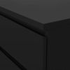 Dmora - Kommode Ingrid, Mehrzweckkommode, Schlafzimmerkommode, Schrank mit Schubladen, 154x50 h70 cm, Schwarz Bild 5