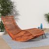 vidaXL Sonnenliege, Akazienholz, wetterfest, 149 x 60 x 86 cm, 2x Gartenliege Bild 2