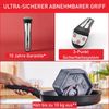 Tefal Topf-Set Ingenio Preference, Topfset Induktion, abnehmbarer Griff, platzsparend, Edelstahl (Set, 4-tlg, 3x Stielkasserollen Ø 16/18/20 cm, 1x abnehmbarer Griff), stapelbar, hochwertiger Edelstahl, für alle Herdarten geeignet, L898S4 Bild 4