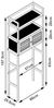 Badezimmerregal Haugesund 158x60x26 cm Bambus [en. casa] Bild 2