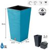 Prosperplast Blumentopf, Furu Square Blumentopf mit Einsatz 11,4L Bild 2
