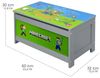 MINECRAFT - Sitzbank, Truhe mit Stauraum, Kindermöbel mit buntem Design Bild 5