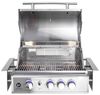 ALLGRILL Einbau-Gasgrill, CHEF M, Edelstahl, Built-In Air System, 3 Brenner, Backburner, 83,3 x 64,5 x 46,5 cm Bild 2