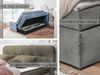 Boxspringbett LA PALMA 6, Grey, 120x200 cm Bild 4