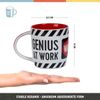 Nostalgic-Art - Kaffeetasse - Achtung - Genius at Work Bild 2