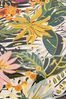 Kare Design Beistelltisch Jungle (2/Set), Mehrfarbig, 35cm Durchmesser, Couchtisch, Nachttisch, Dschungel Motiv, Stahlgestell, Wohnzimmer, Rund Bild 5