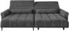 Iwaniccy Ecksofa LOGAN, Cordbezug, Dunkelgrau, B 277 x T 179 cm, 2 Nierenkissen Bild 5