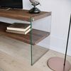 Dmora TV-Schrank Sargas 120 x 35 x 45 cm Braun 2 Fächer, 1 Fach Bild 5