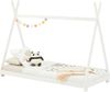 IDIMEX Kinderbett ELIN, Tipibett Hausbett Spielbett Zeltbett Zelt Tipi Bett mit Dach aus Kiefe Bild 3